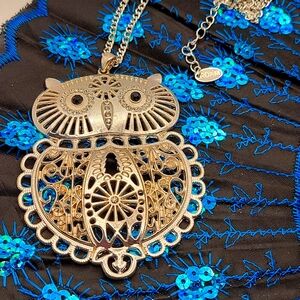 Vintage Owl Necklace